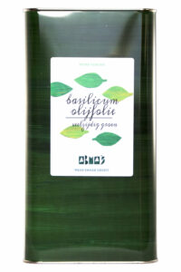 5 liter blik Abma's basilicum olijfolie